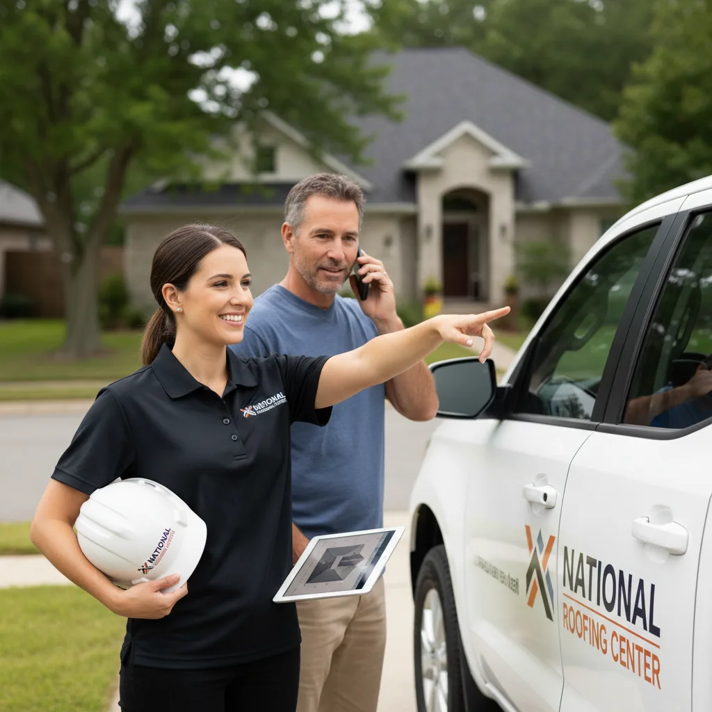 National Roofing Center customer support in Caddo